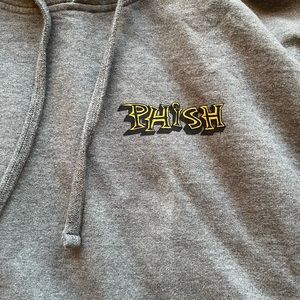 Phish 1999 Winter Tour Hooded Sweatshirt.